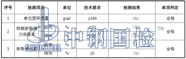 玻璃纤维网格布检测报告结果