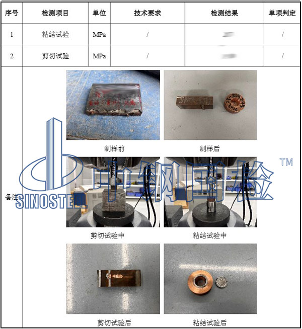 复合材料检测项目结果