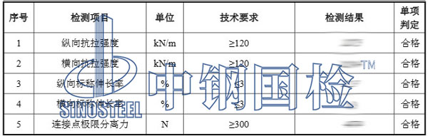 钢塑格栅检测项目结果