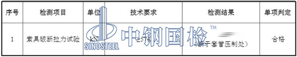 吊索具检测项目结果