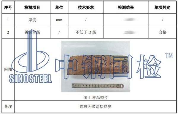 彩钢瓦检测项目结果