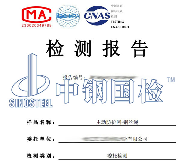 防护网检测报告