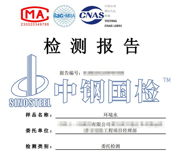 环境水侵蚀性二氧化碳检测报告
