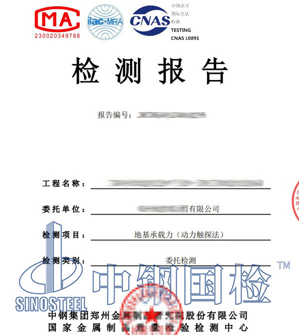龙门吊检验报告