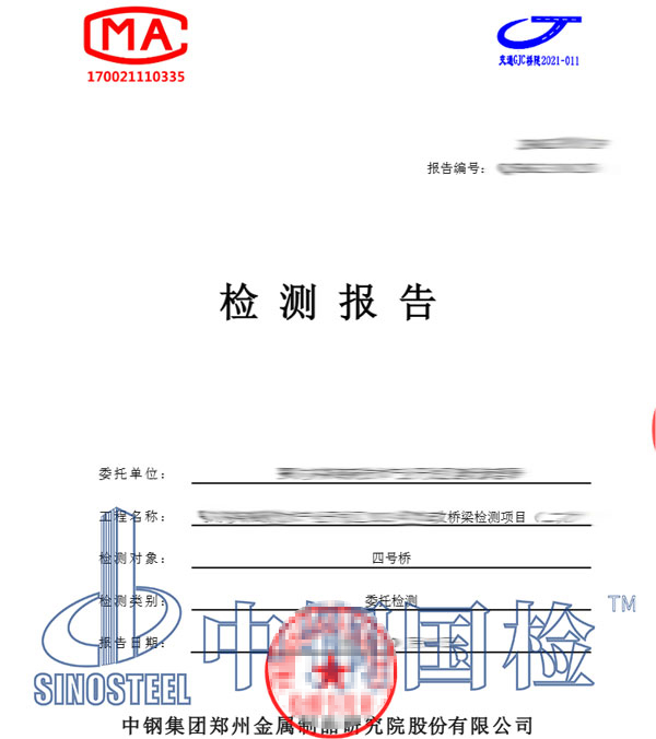 桥梁定检检测报告