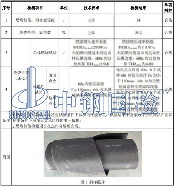橡塑保温材料检测结果