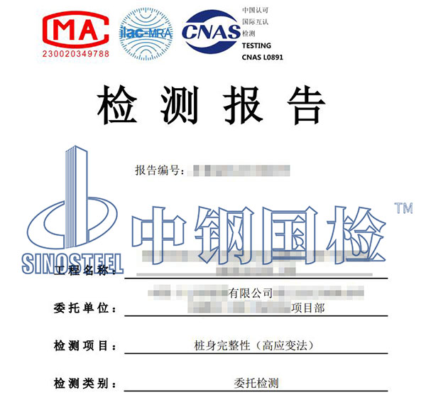 桩基检测报告