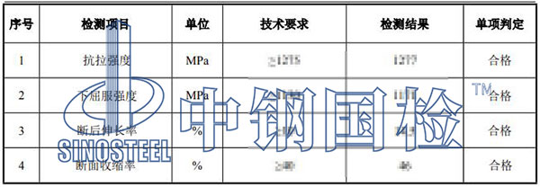 钢板弹簧检测结果